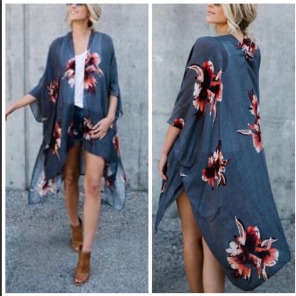 🌺Floral Kimono🌺 - Picture 4 of 7
